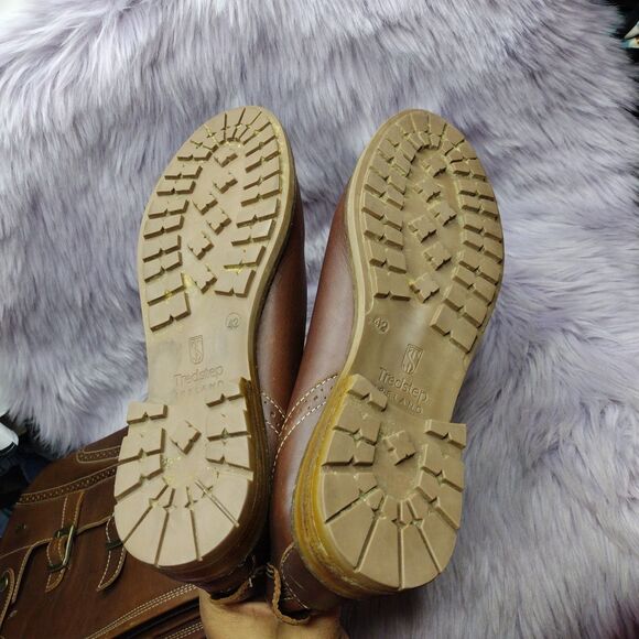 Tredstep Ireland Parkland Tall Country Boots Women Size 42 10.5 Brown Equestrian - Picture 8 of 12